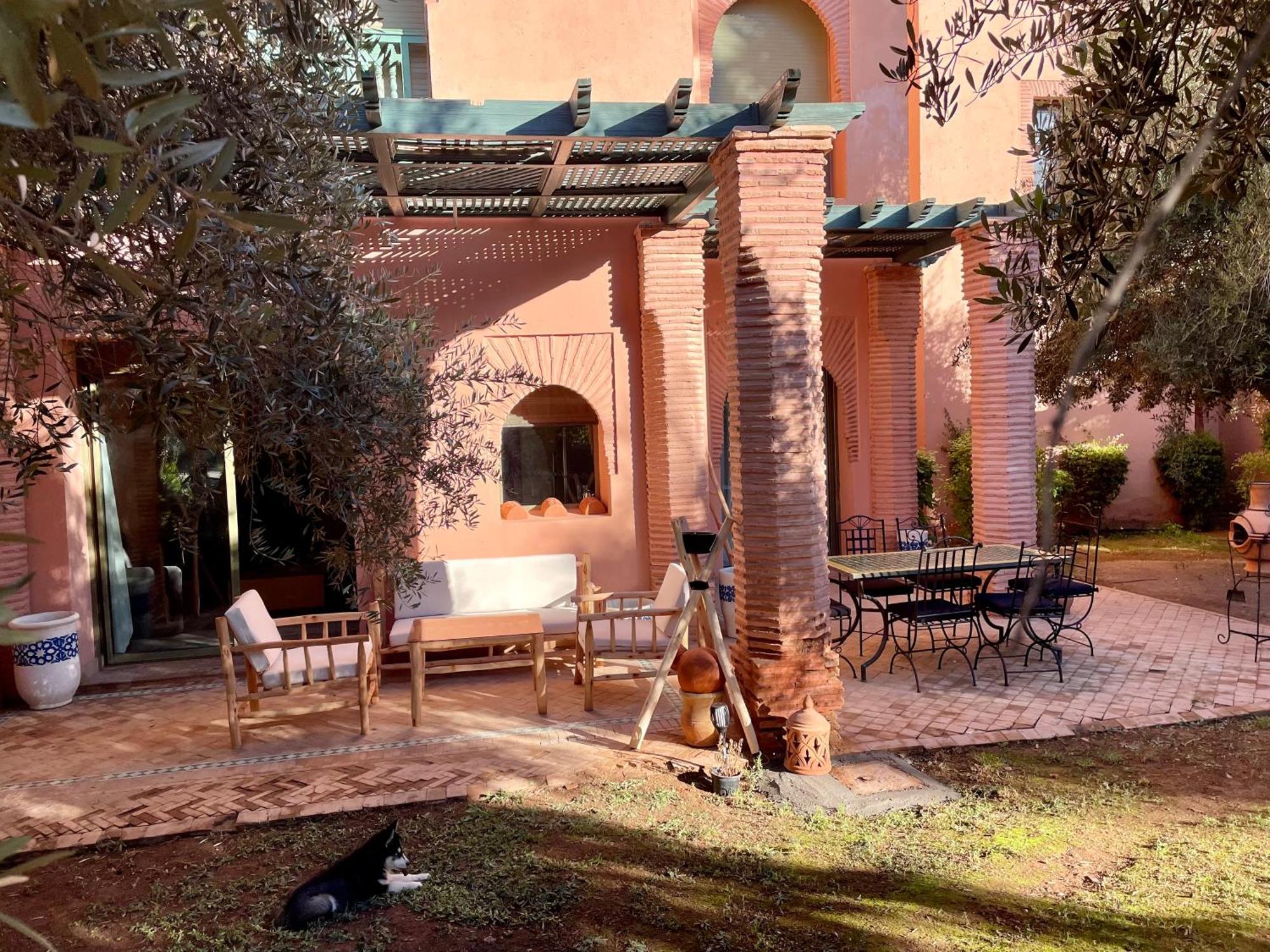 Les Fleurs Du Bien - Marrakech Apartman Marrákes Kültér fotó